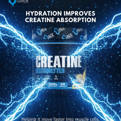 Ace Vitals Creatine Monohydrate plus Electrolytes- 300gm