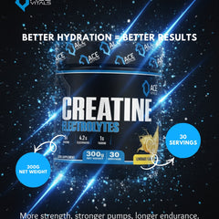 Ace Vitals Creatine Monohydrate plus Electrolytes- 300gm