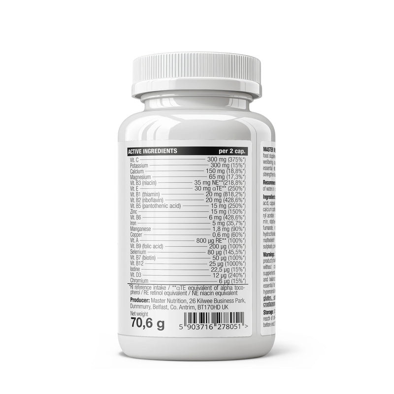 Master Nutrition Multivitamin 60 Caps