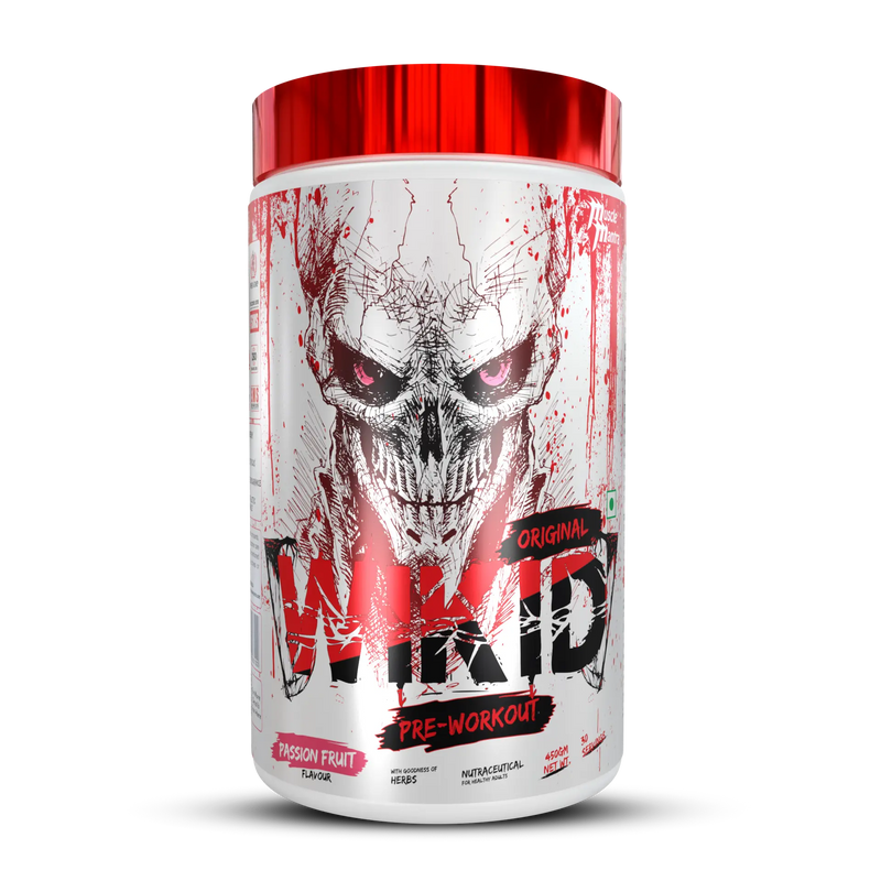 Muscle Mantra WIKID Original Pre-Workout |7gm Beta Alanine, 2.5Gm Citrulline Malate, 2Gm Arginine Muscle Mantra