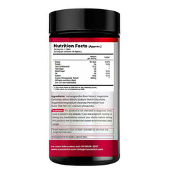 MuscleRich Ashwagandha 500mg (60 Tablets) for stress relief, muscle strength, and immunity support. Premium herbal supplement for overall wellness.