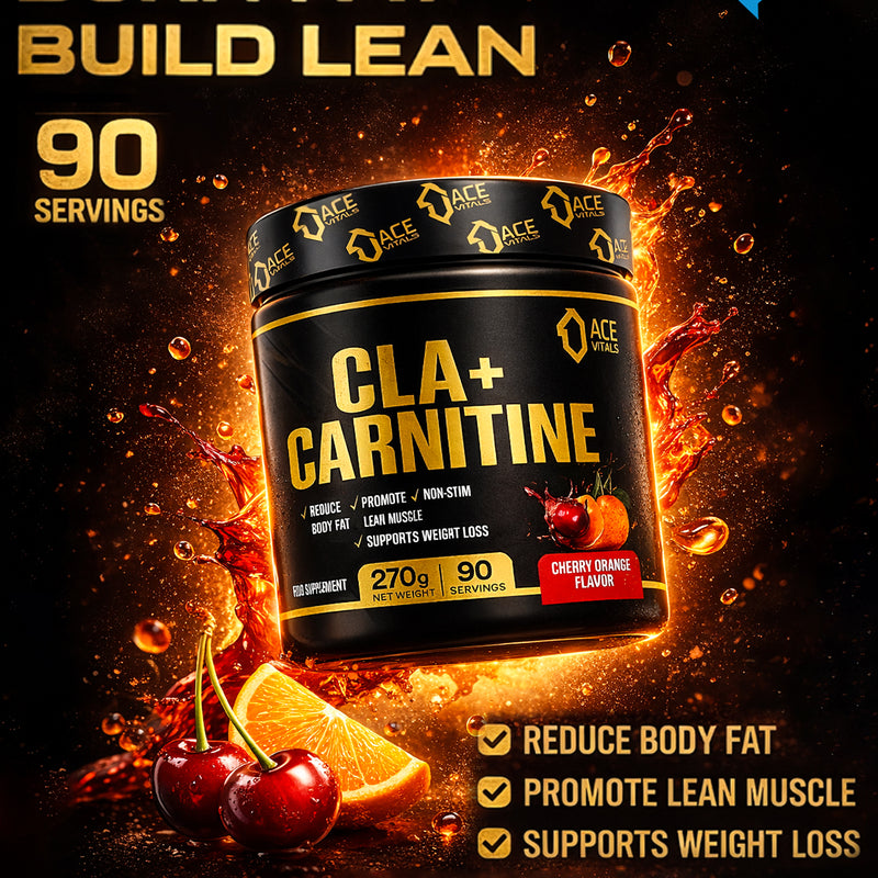 Ace Vitals CLA Plus Carnitine- 270gm