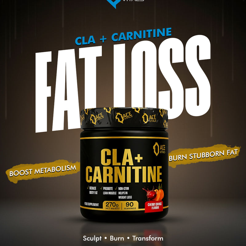 Ace Vitals CLA Plus Carnitine- 270gm