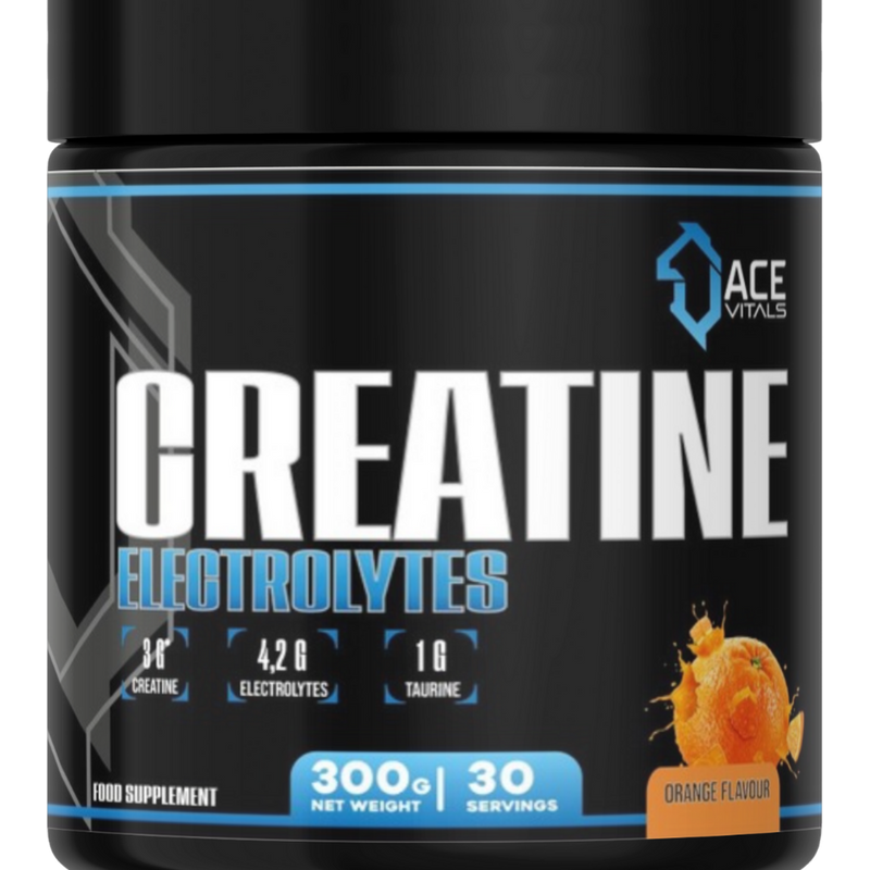 Ace Vitals Creatine Monohydrate plus Electrolytes- 300gm