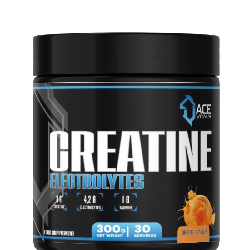 Ace Vitals Creatine Monohydrate plus Electrolytes- 300gm